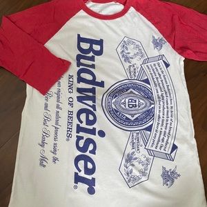 Budweiser Raglan
